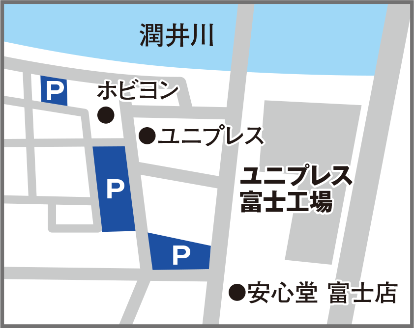 ユニプレス駐車場マップ